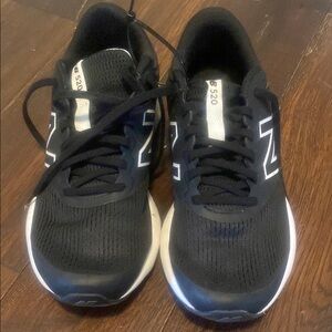 New Balance Black and White Athletic Shoes